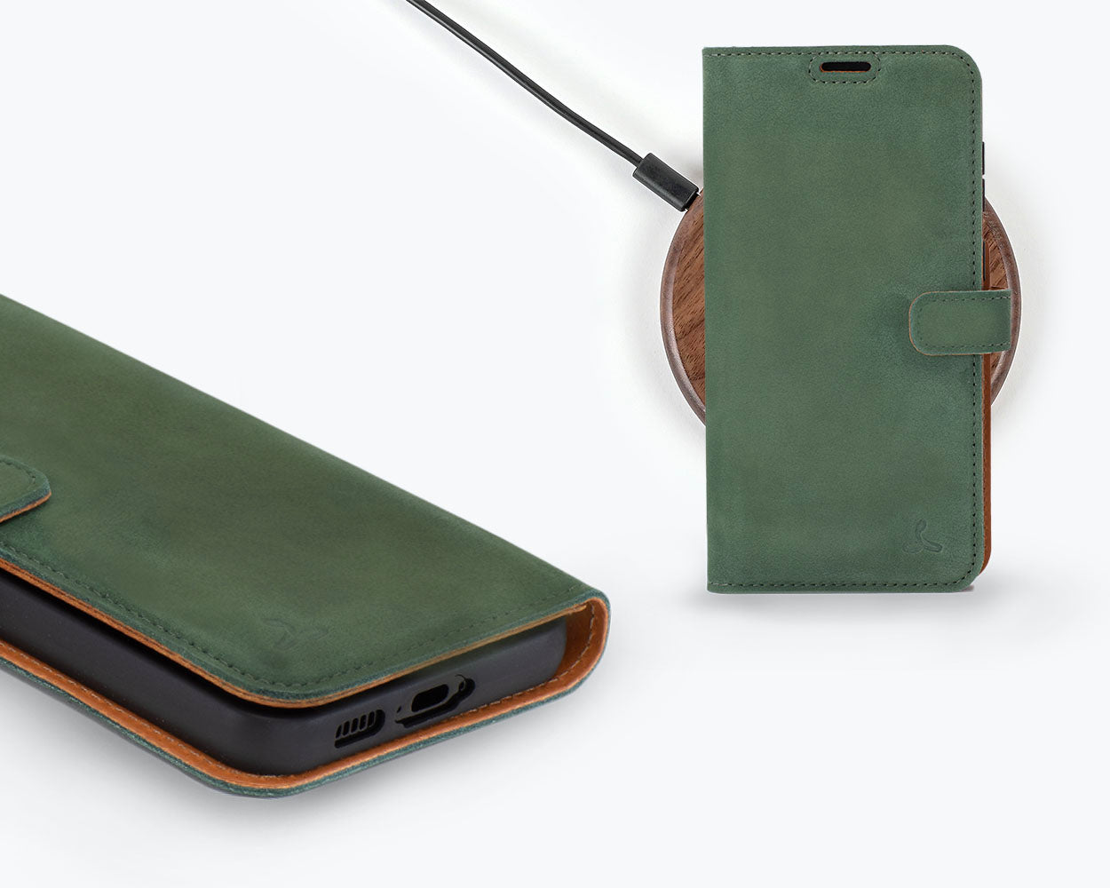 Samsung Galaxy S24 Plus - Vintage Leather Wallet Phone Case