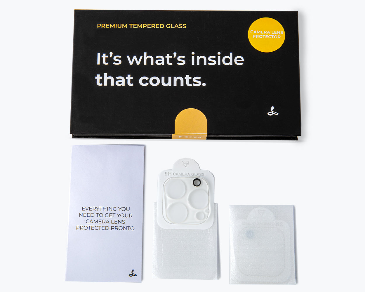 Apple iPhone 15 / iPhone 15 Plus - Glass Camera Lens Protector (x2)