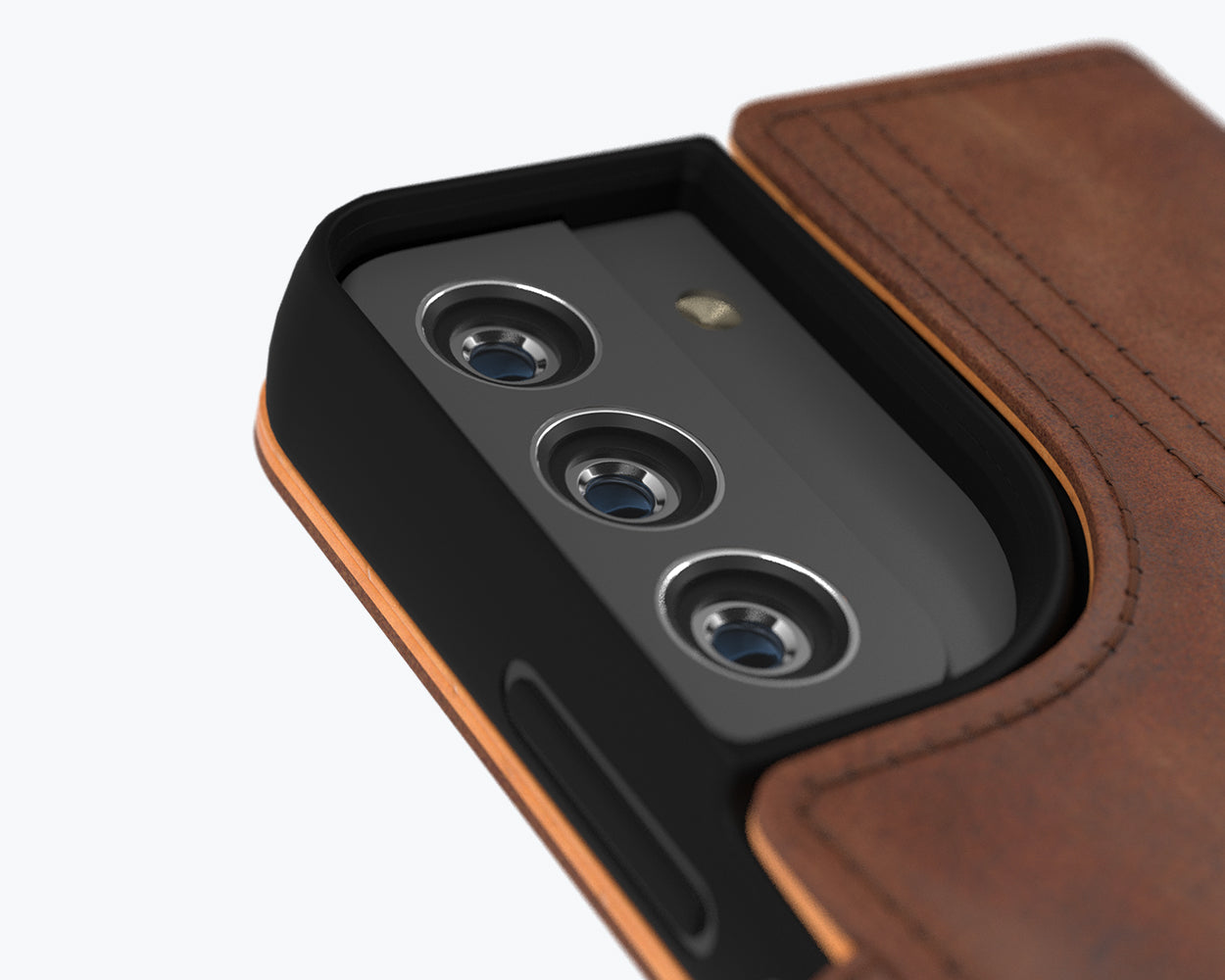 Samsung Galaxy S24 Ultra - Vintage Leather Wallet Phone Case