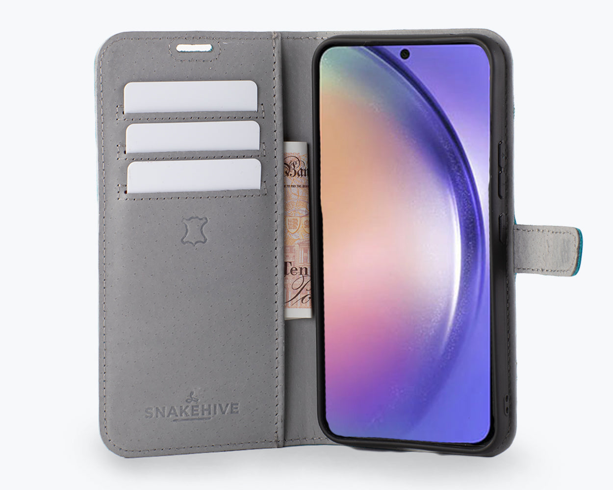 Samsung Galaxy S23 FE - Vintage Leather Wallet Phone Case