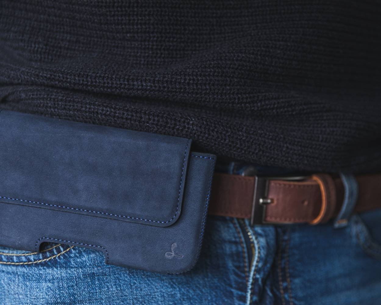 L - Vintage Belt Pouch