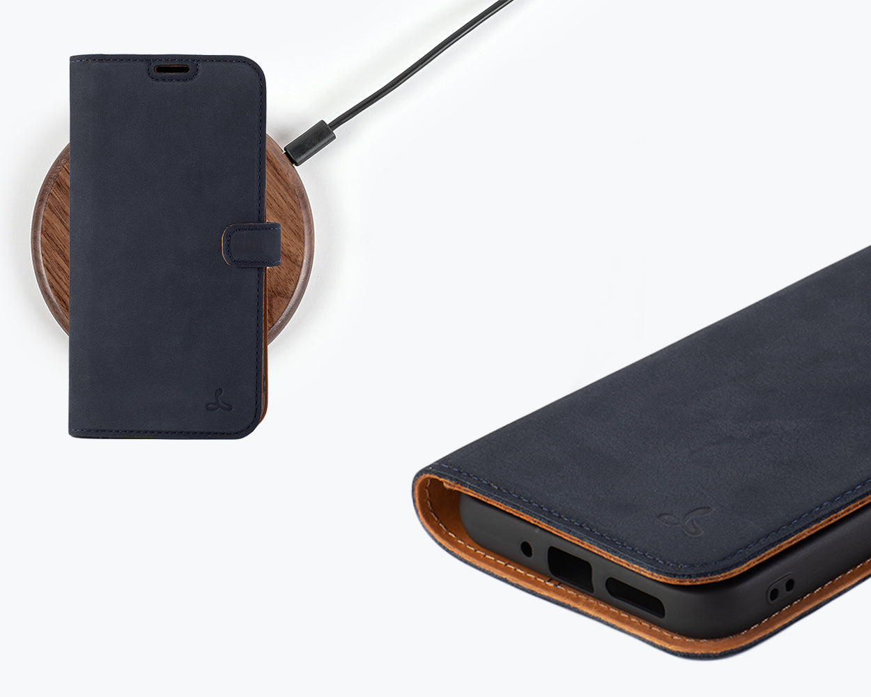 Samsung Galaxy A35 - Vintage Leather Wallet Phone Case