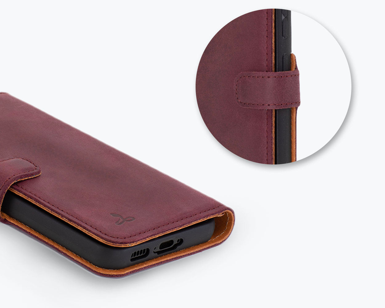 Samsung Galaxy S24 - Vintage Leather Wallet Phone Case
