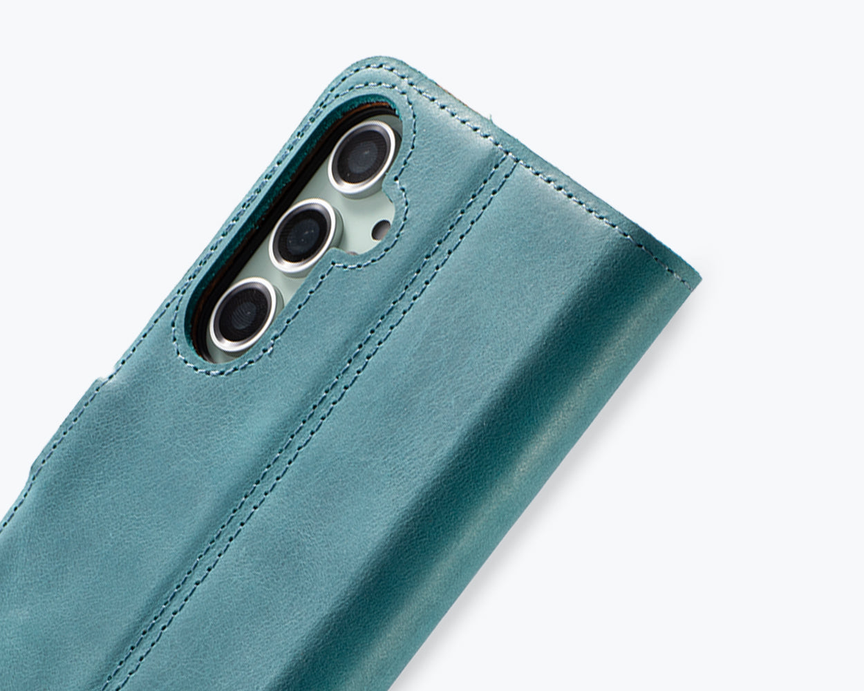 Samsung Galaxy S23 FE - Vintage Leather Wallet Phone Case