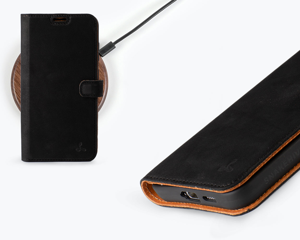 Samsung Galaxy S25 - Vintage Leather Wallet Phone Case