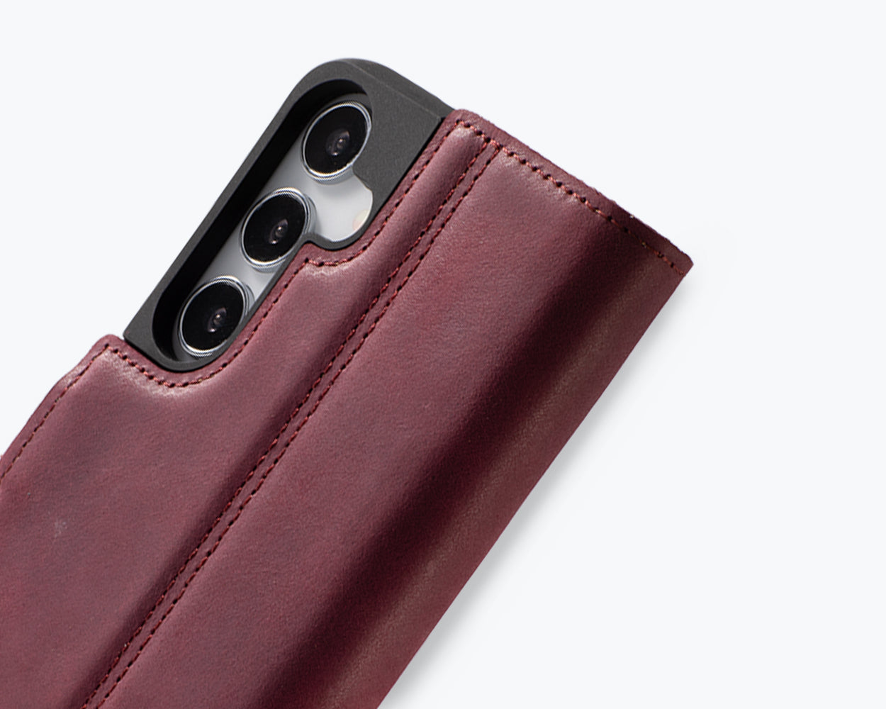 Samsung Galaxy S25 Plus - Vintage Leather Wallet Phone Case