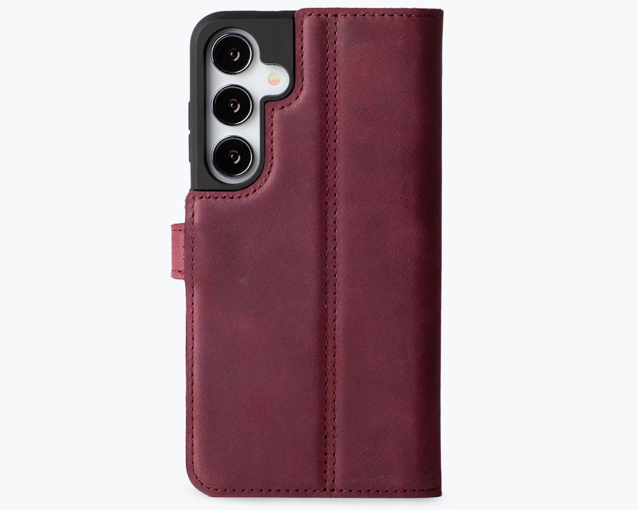 Samsung Galaxy S25 - Vintage Leather Wallet Phone Case