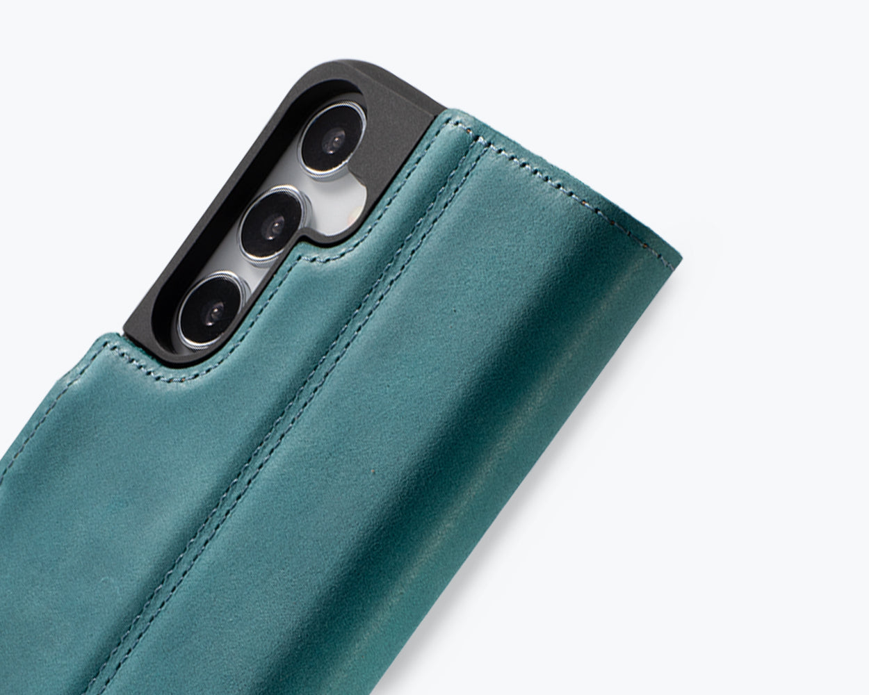 Samsung Galaxy S25 - Vintage Leather Wallet Phone Case