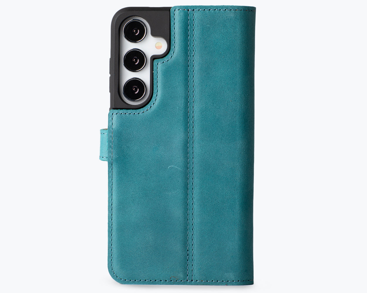 Samsung Galaxy S25 - Vintage Leather Wallet Phone Case