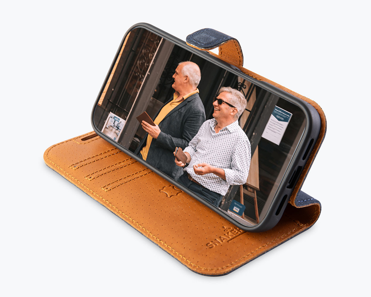 Apple iPhone 17 Pro - Vintage Leather Wallet Phone Case