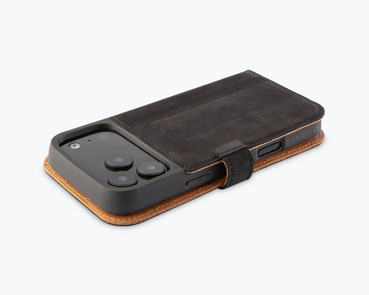 Apple iPhone 17 Pro Max - Vintage Leather Wallet Phone Case