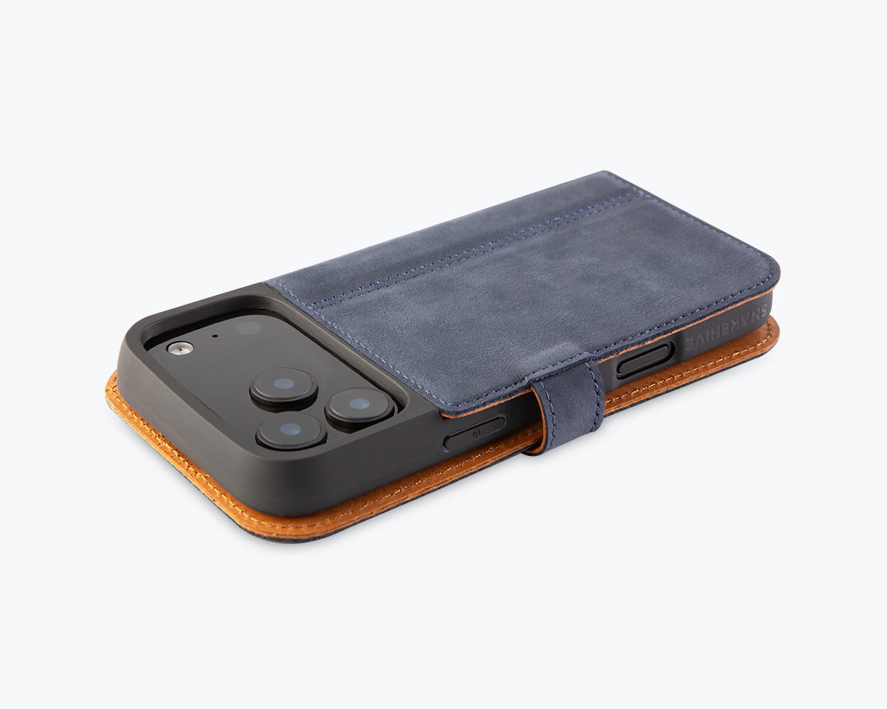 Apple iPhone 17 Pro Max - Vintage Leather Wallet Phone Case