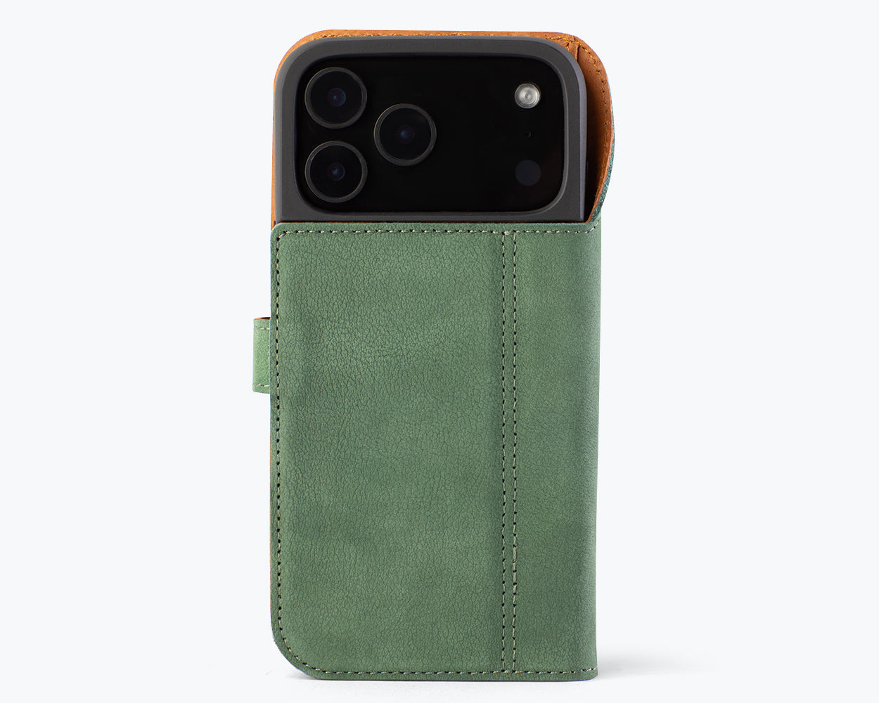 Apple iPhone 17 Pro Max - Vintage Leather Wallet Phone Case