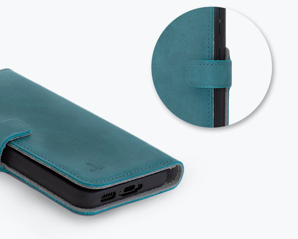 Samsung Galaxy S24 - Vintage Leather Wallet Phone Case