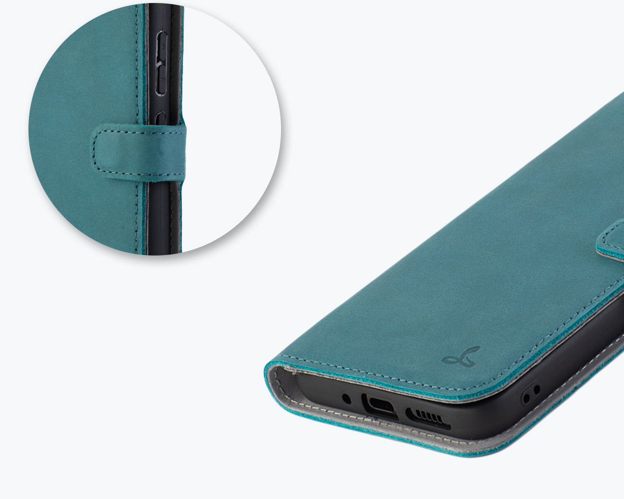 Samsung Galaxy S23 FE - Vintage Leather Wallet Phone Case