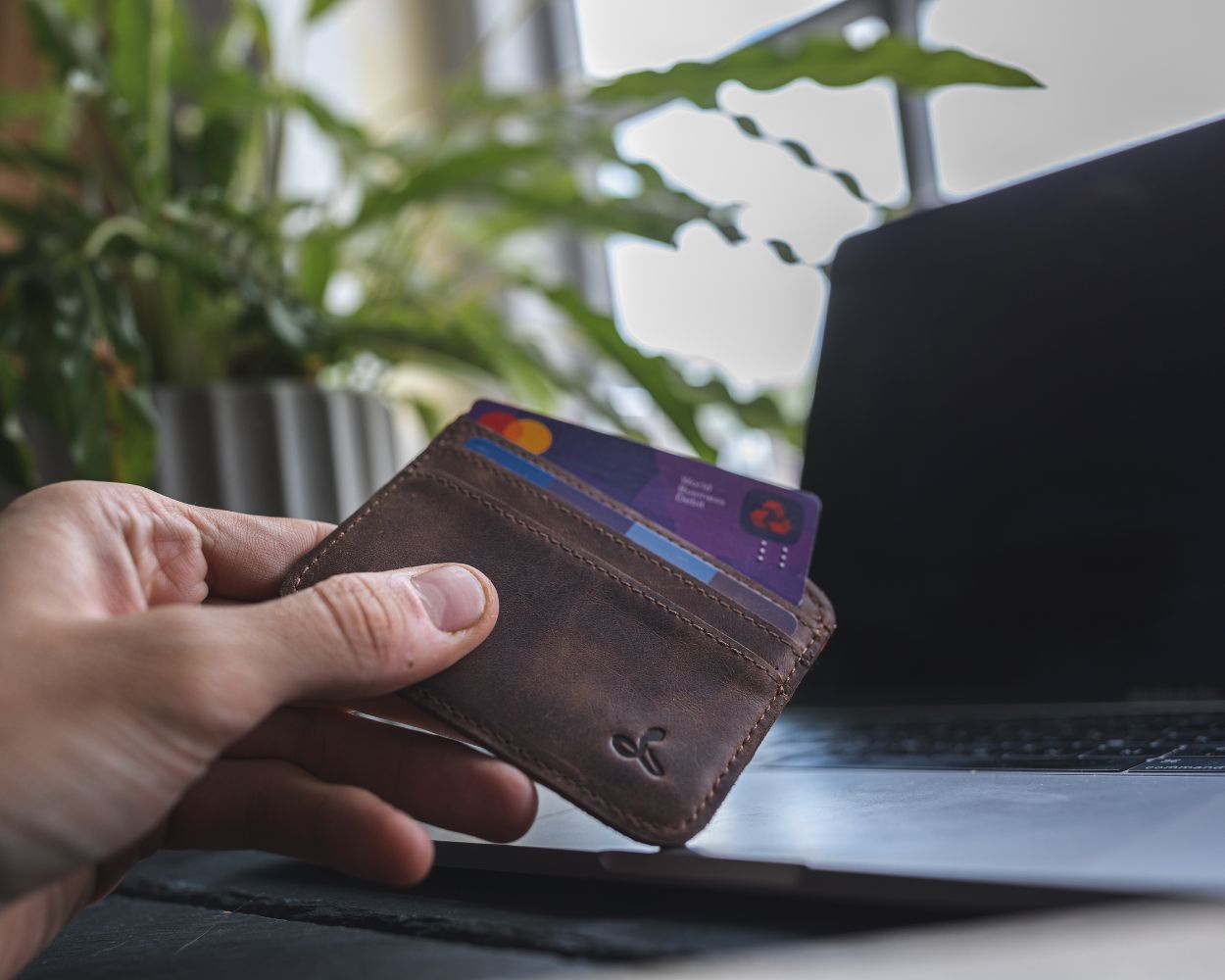 Vintage Leather Cardholder