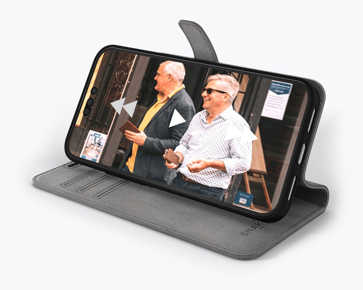 Apple iPhone 15 Pro Max - Vintage Leather Wallet Phone Case