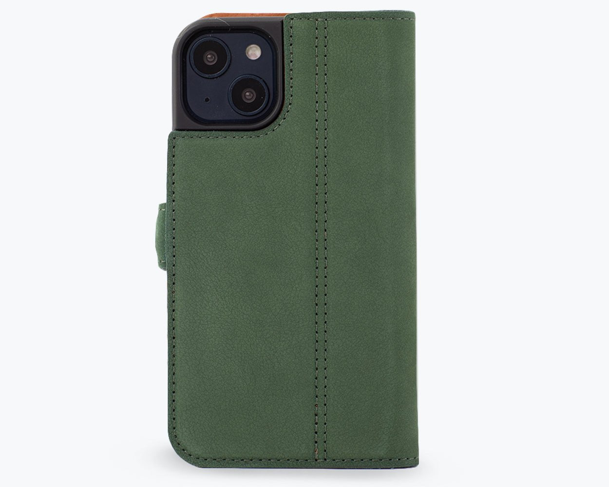 Apple iPhone 14 - Vintage Leather Wallet Phone Case (Side Clasp)