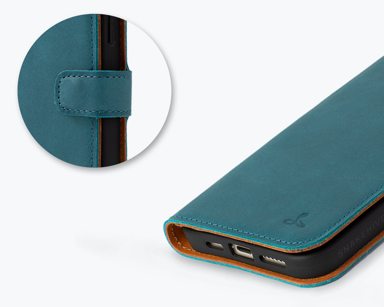 Apple iPhone 15 Plus - Vintage Leather Wallet Phone Case