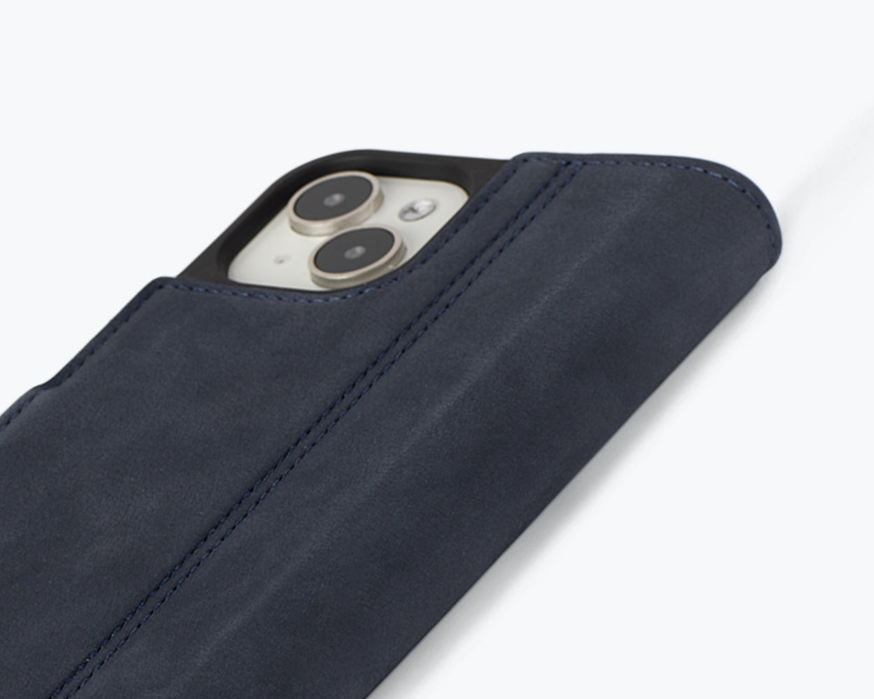 Apple iPhone 15 Plus - Vintage Leather Wallet Phone Case