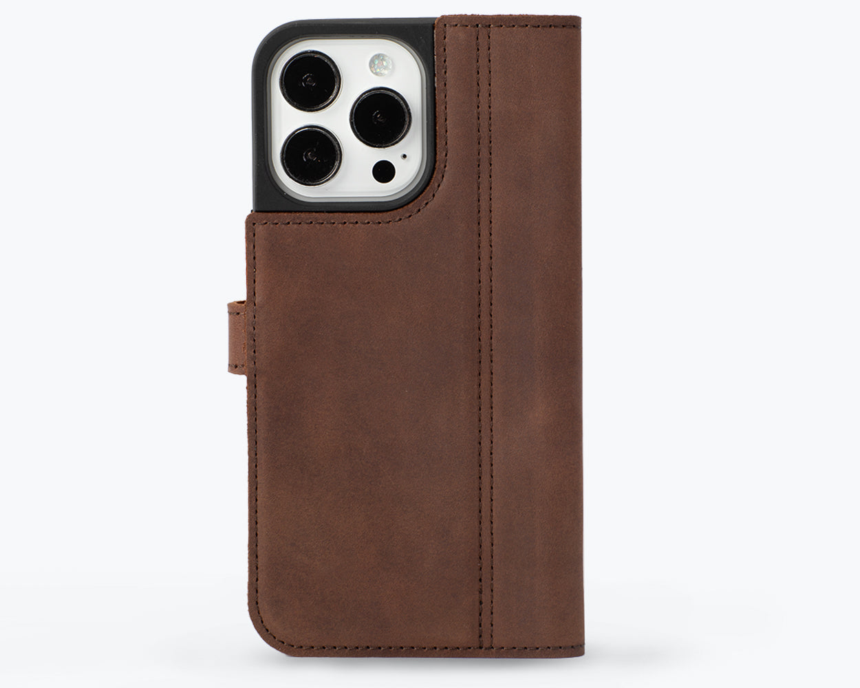 Apple iPhone 15 Pro - Vintage Leather Wallet Phone Case