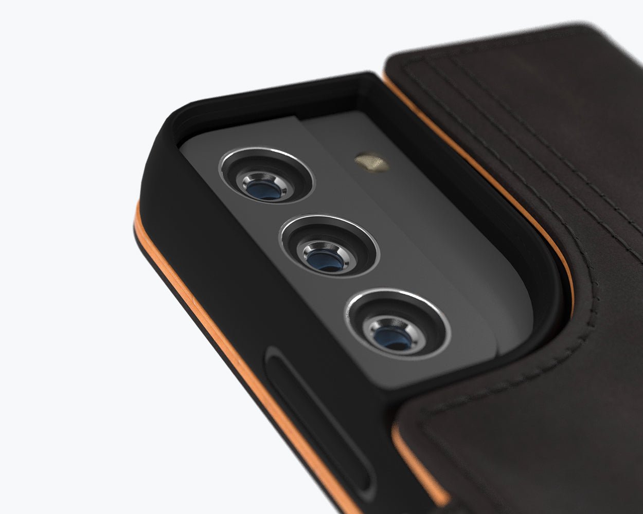 Samsung Galaxy S23 Ultra - Vintage Leather Wallet Phone Case (Side Clasp)