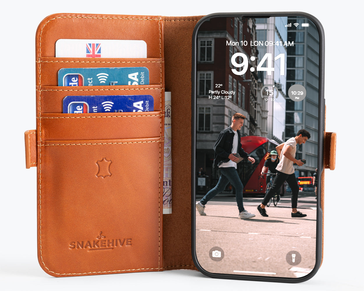 Apple iPhone 16 Pro - Metro Leather Wallet Phone Case