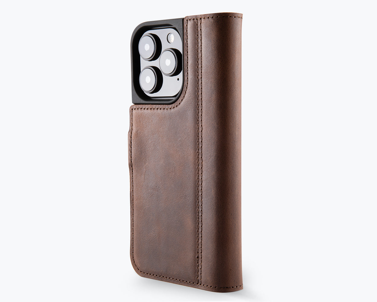 Apple iPhone 16 Pro - Vintage Leather Wallet Phone Case
