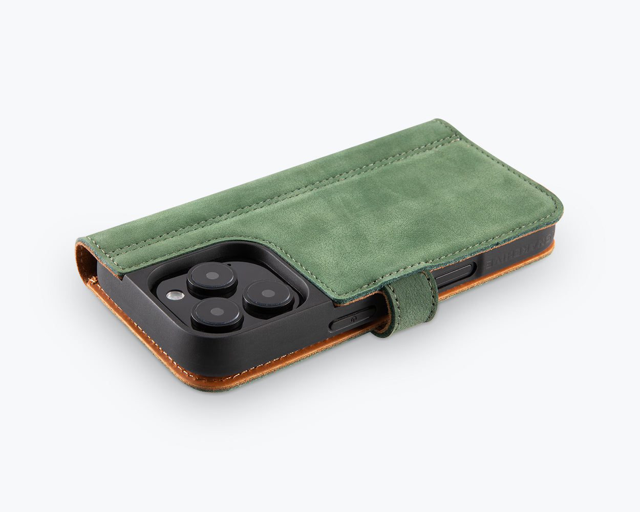 Apple iPhone 16 Pro Max - Vintage Leather Wallet Phone Case