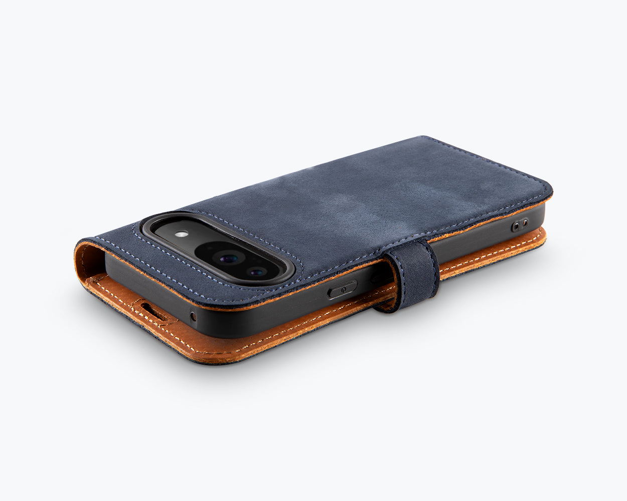 Google Pixel 9 Pro - Vintage Leather Wallet Phone Case