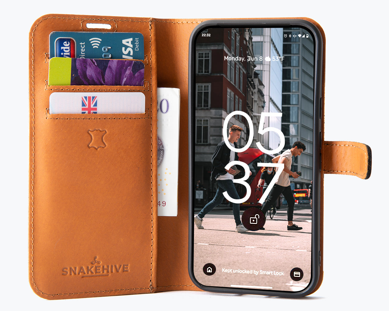 Google Pixel 9 Pro XL - Vintage Leather Wallet Phone Case