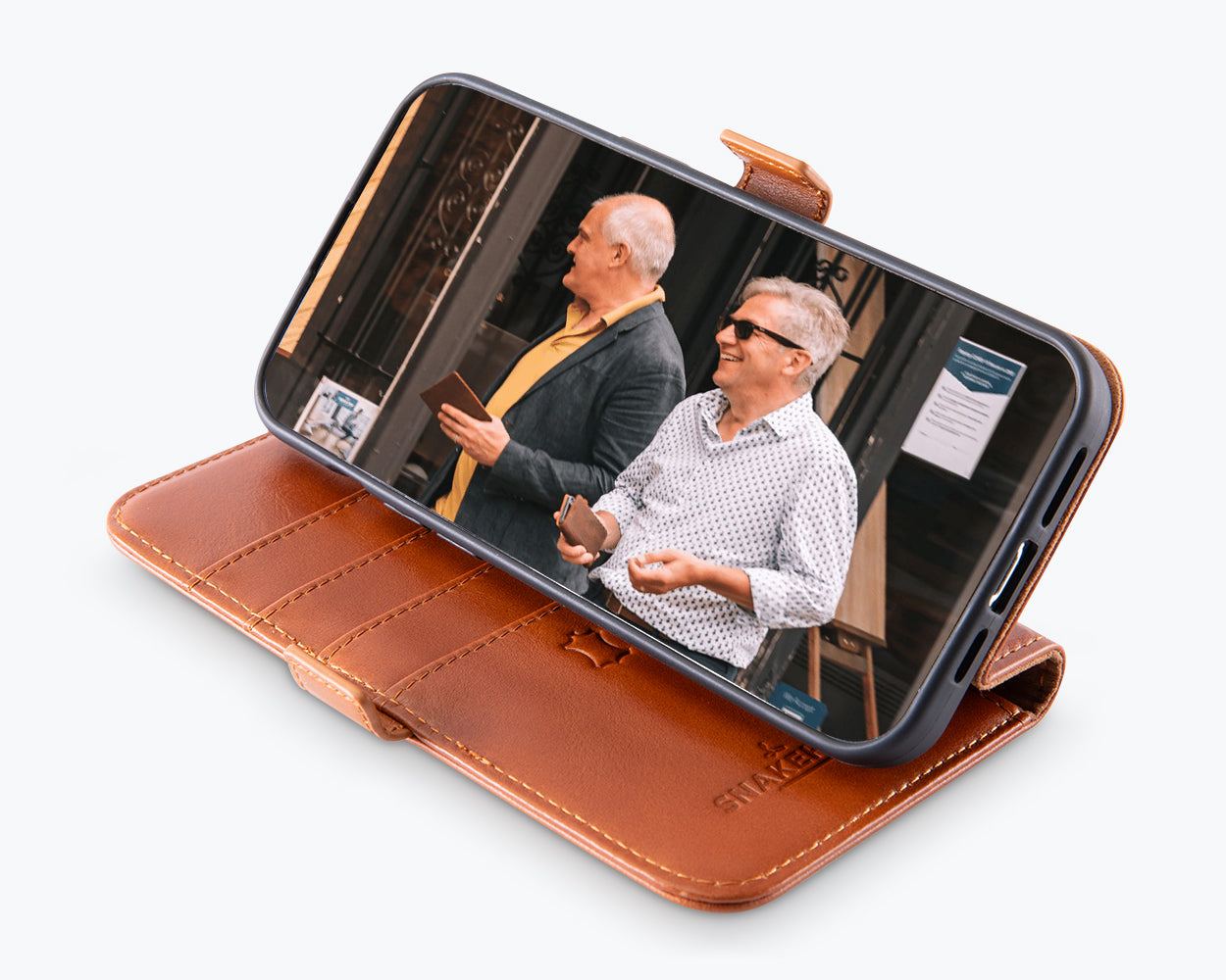 Apple iPhone 15 - Metro Leather Wallet Phone Case