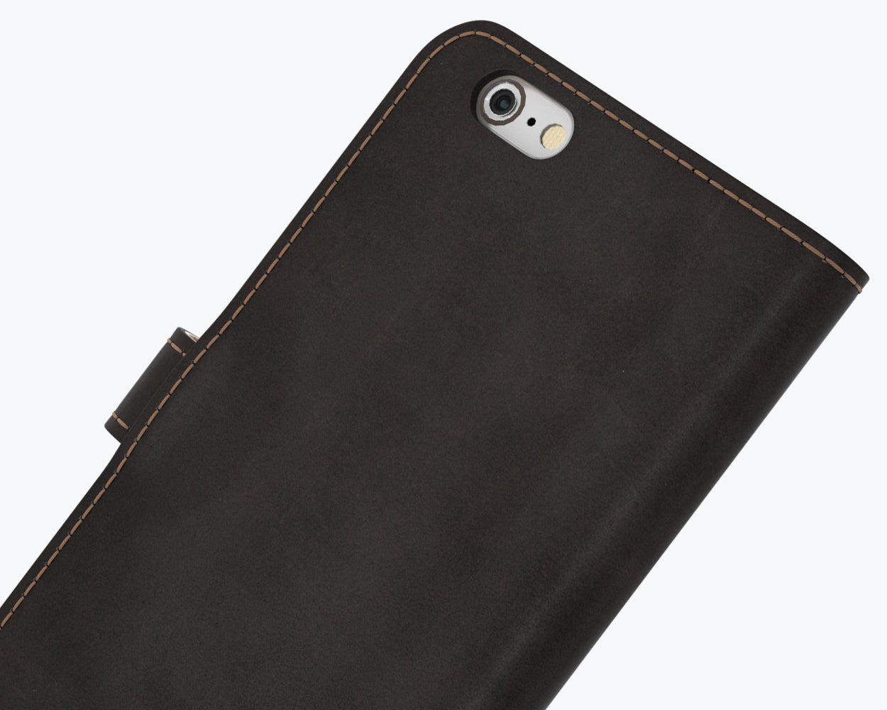 Apple iPhone 6/6S - Vintage Leather Wallet Phone Case (Two Tone)