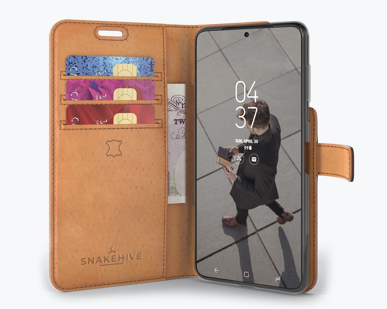 Samsung Galaxy S21 Plus - Vintage Leather Wallet Phone Case