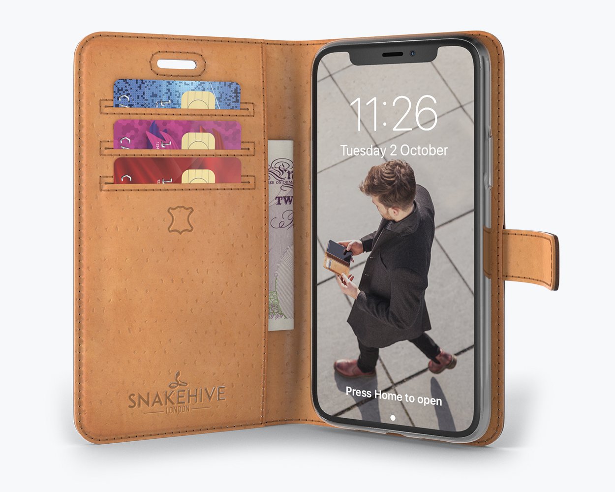 Apple iPhone 11 Pro Max - Vintage Leather Wallet Phone Case