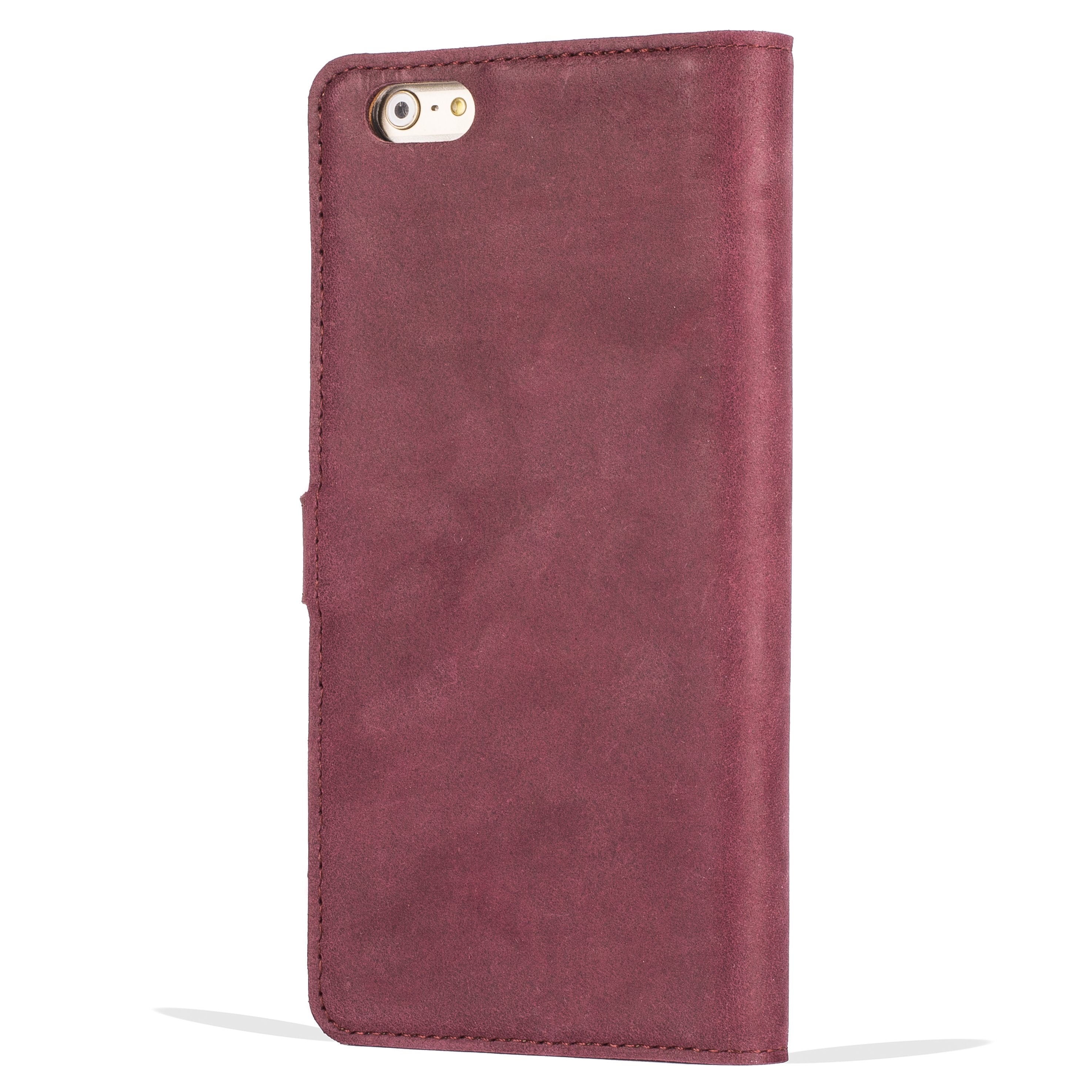 Apple iPhone 6/6S Plus - Vintage Leather Wallet Phone Case