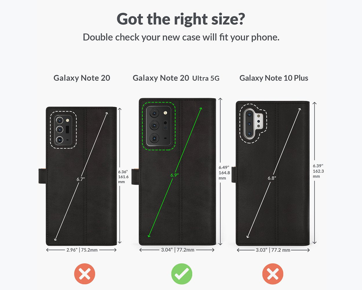 Samsung Galaxy Note 20 Ultra - Vintage Leather Wallet Phone Case