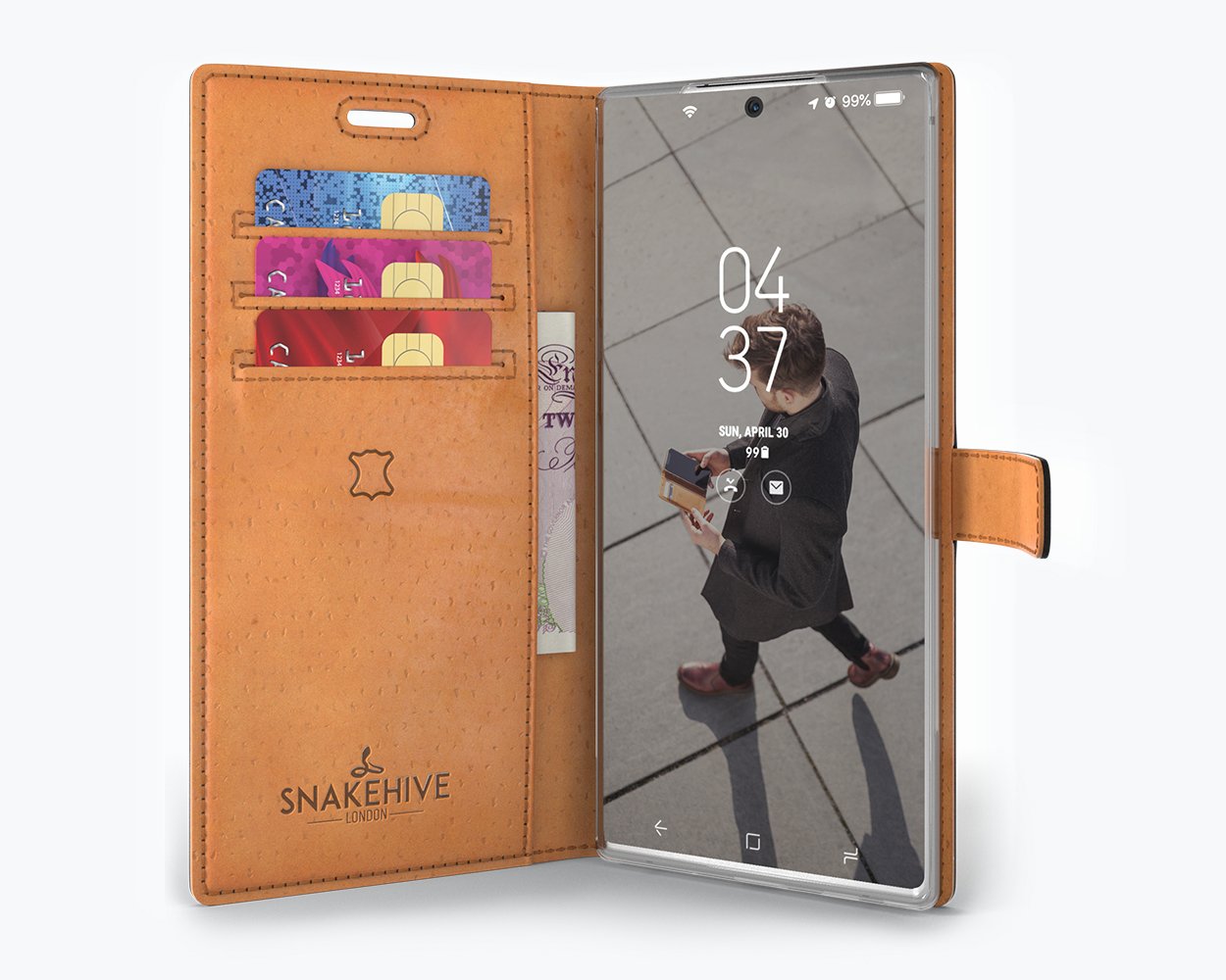 Samsung Galaxy Note 10 Plus - Vintage Leather Wallet Phone Case