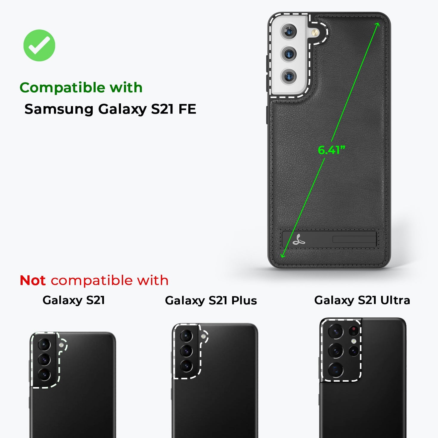 Samsung Galaxy S21 FE - Metro Leather Phone Case