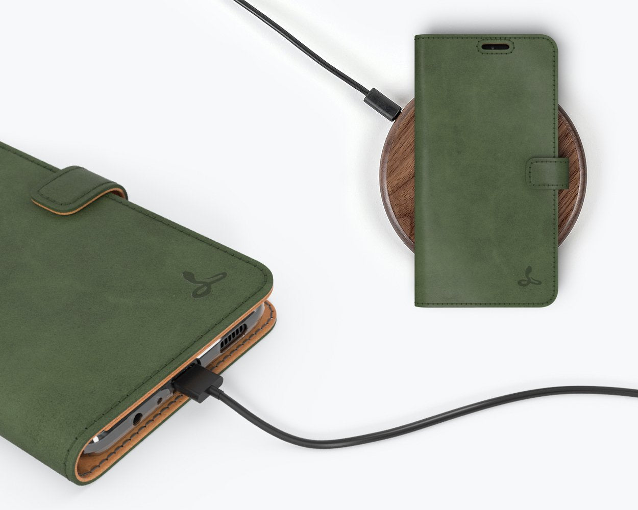 Samsung Galaxy A12 - Vintage Leather Wallet Phone Case