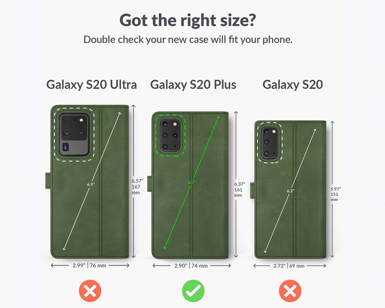 Samsung Galaxy S20 Plus - Vintage Leather Wallet Phone Case