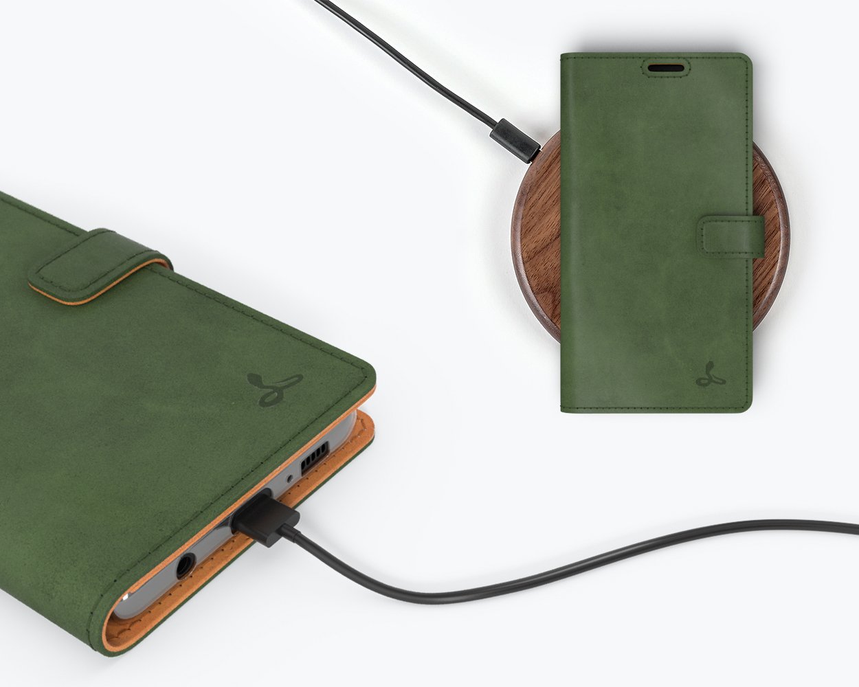 Samsung Galaxy S10 Plus - Vintage Leather Wallet Phone Case