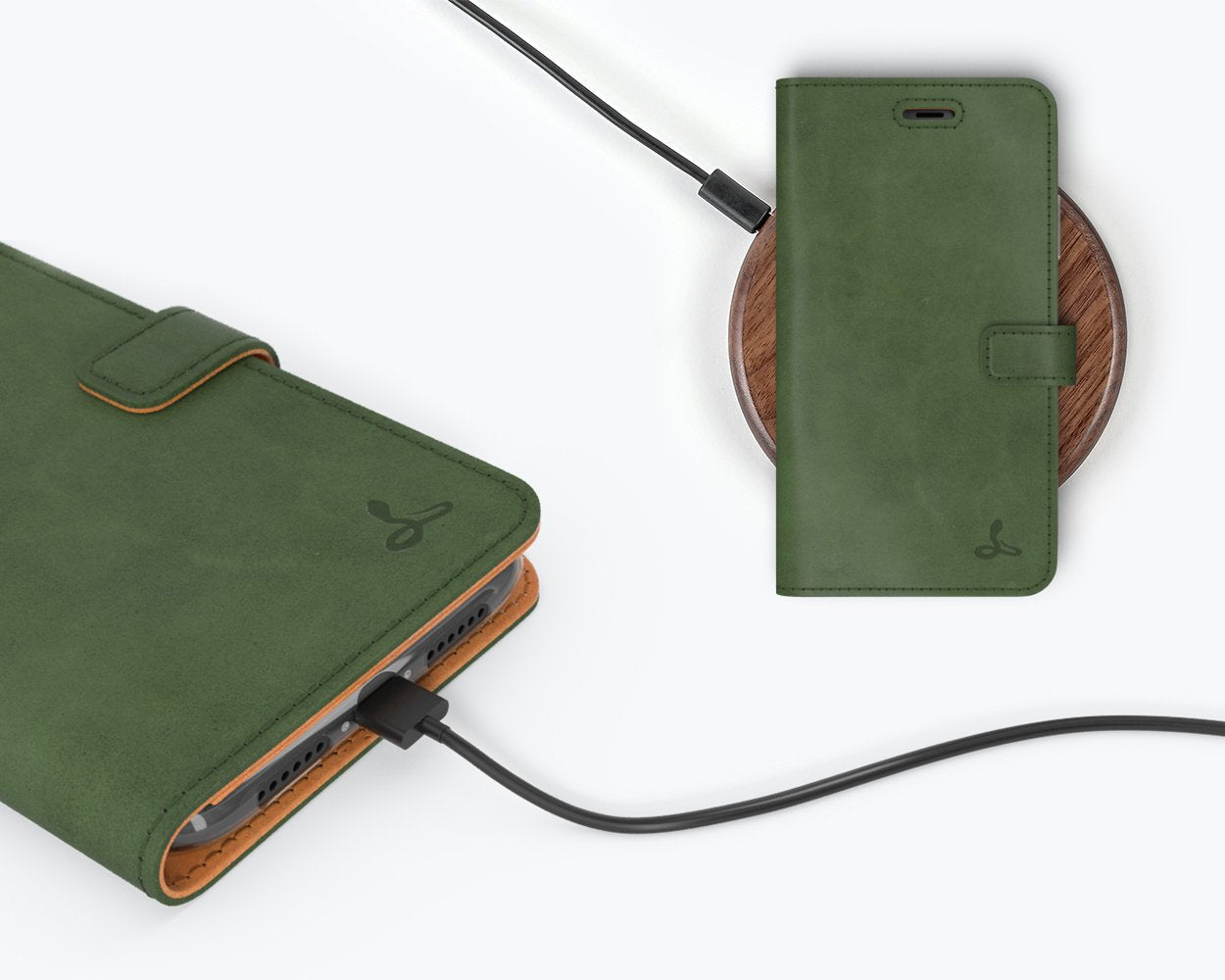 Apple iPhone 11 - Vintage Leather Wallet Phone Case