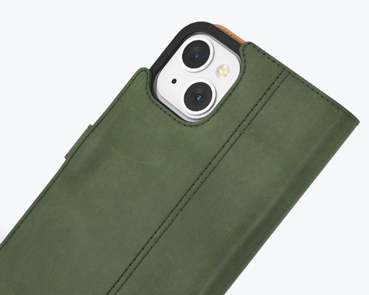 Apple iPhone 13 Mini - Vintage Leather Wallet Phone Case