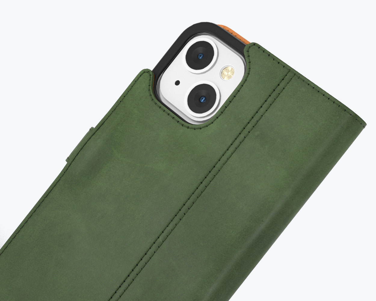 Apple iPhone 13 - Vintage Leather Wallet Phone Case