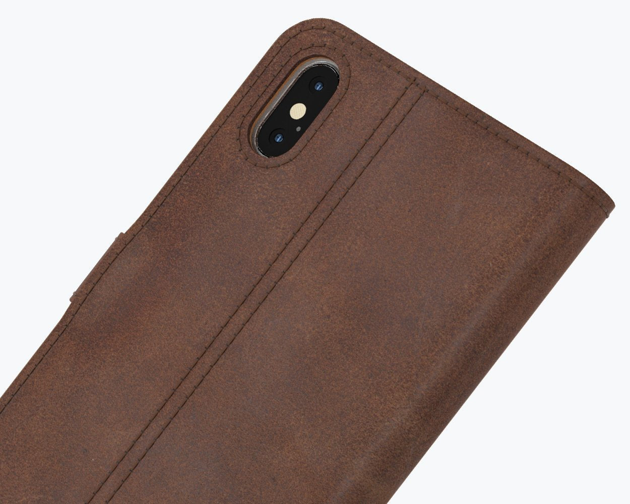 Apple iPhone XS Max - Vintage Leather Wallet Phone Case
