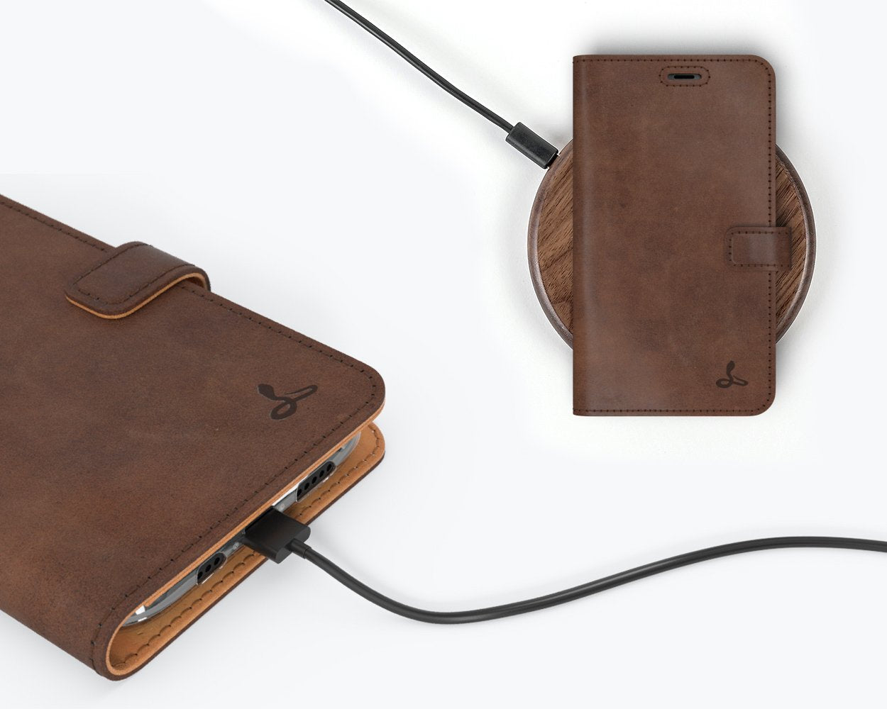 Apple iPhone 11 Pro - Vintage Leather Wallet Phone Case