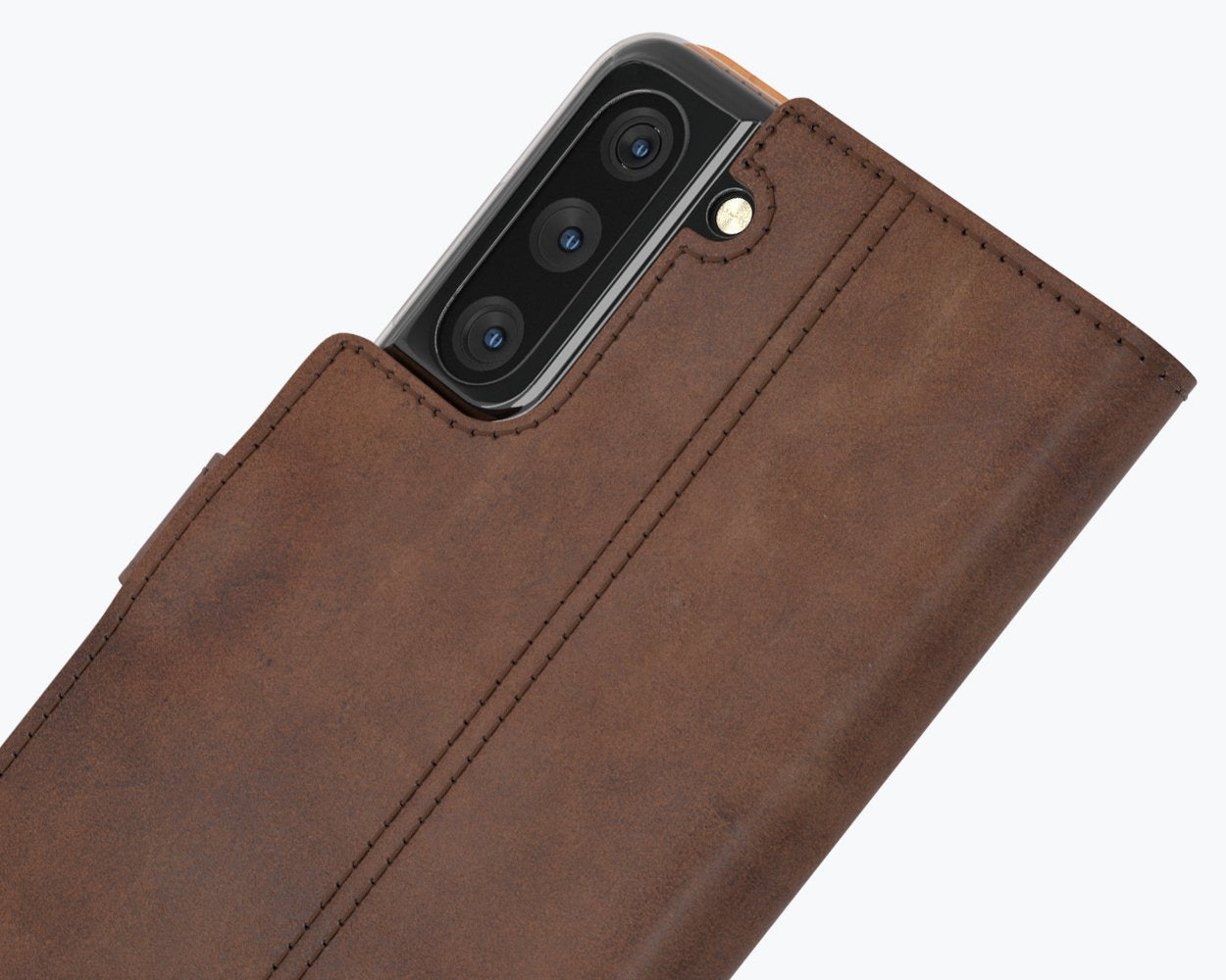 Samsung Galaxy S21 - Vintage Leather Wallet Phone Case