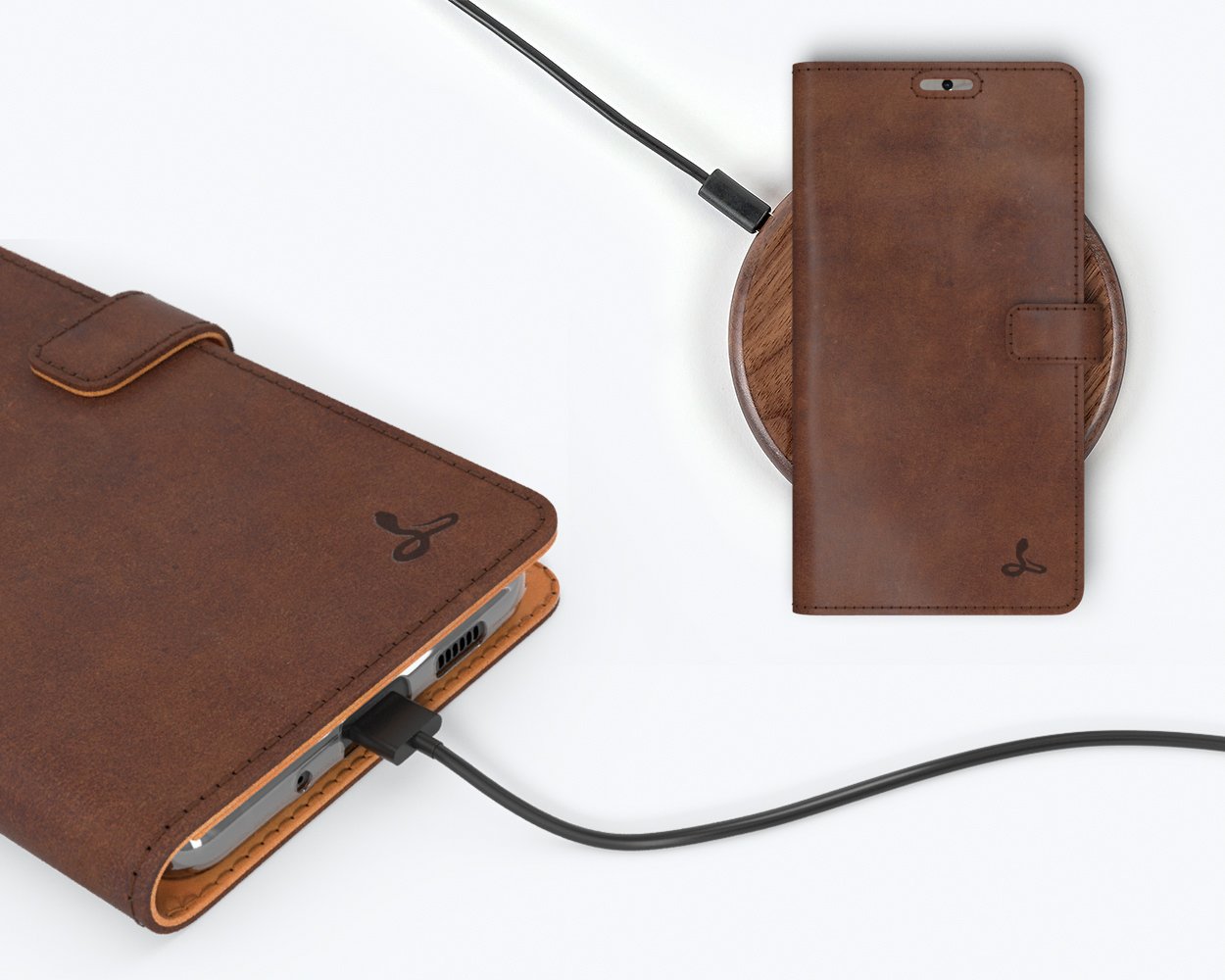 Samsung Galaxy S20 Plus - Vintage Leather Wallet Phone Case