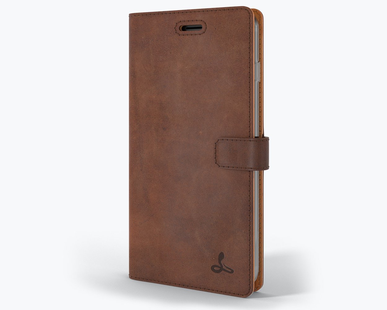 Apple iPhone 8 Plus - Vintage Leather Wallet Phone Case